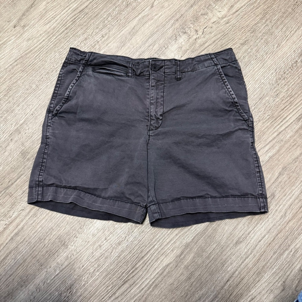 Sanctuary Standard Surplus Womens Chino Shorts Size 27 Faded Black‎ Gray Cotton